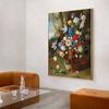Europe Vintage Canvas Painting Wall Art Home Decor Still Life With Flowers In A Vase Nordic Poster And Prints Pictures Cuadros