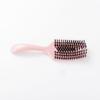 Pig Bristle Fluffy Styling Six-Claw Straightening Hollow Rib Massage Comb