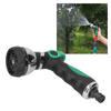 Garden Hose Spray Nozzle AntiSlip 8 Adjustable Patterns Water Sprayer Quick Connector Set(G3/4 )