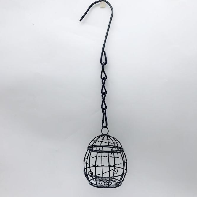 Bird Cage Feeder Spring Hanging Bird Feeder Garden Courtyard Feeder