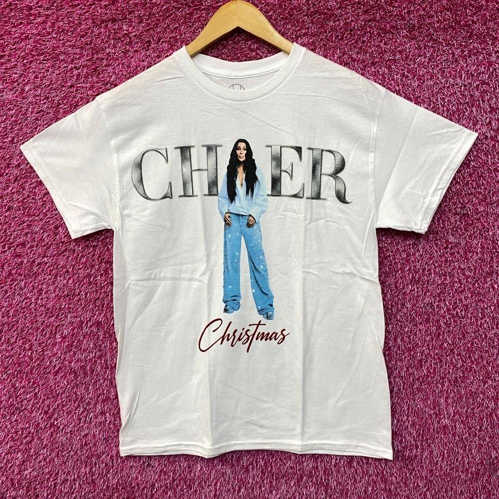 Cher Christmas Short Sleeve Graphic TShirt Medium Unisex T-Shirt XXXXL