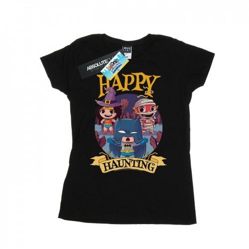 

DC Comics Womens/Ladies Super Friends Happy Haunting Cotton T-Shirt XXL білий
