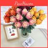 Elegant Flower Rose Bouquet With Silk Cloth For Photography And Event Decoration