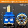 35mm Size Faucet Cartridge Watersaving Mixed Shower Switch Home Use Faucet Handle  Shower Room