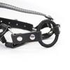 VaHppy SM-BDSM-Sexspielzeug, Gesichtsmasken, Spiele für schwule Paare, Bondage, Cosplay, Öffnung, Sabbern, Fellatio, PU-Ring, 5 cm, Produkte für Erwachsene