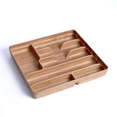 [Evelyn] Max Cutlery Organizer (7 Compartments) (Acacia)