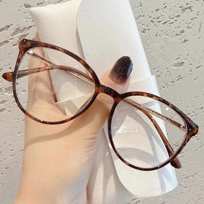 New Cute Metal Eyeglasses Frames Comfortable Lightweight Sturdy Durable Personalized Learning Glasses Without Lenses