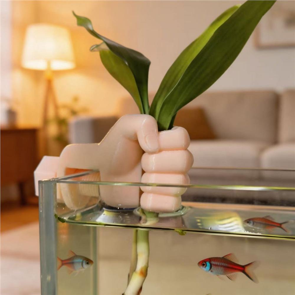 

Plant Bracket Hydroponic Plant Stand Ornaments Water Growns Plant Holder Arm Plant Holder Ornament Left