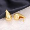 Fashion Ol Women'S Large Water Drop Glossy Earrings, Simple Ear Jewelry