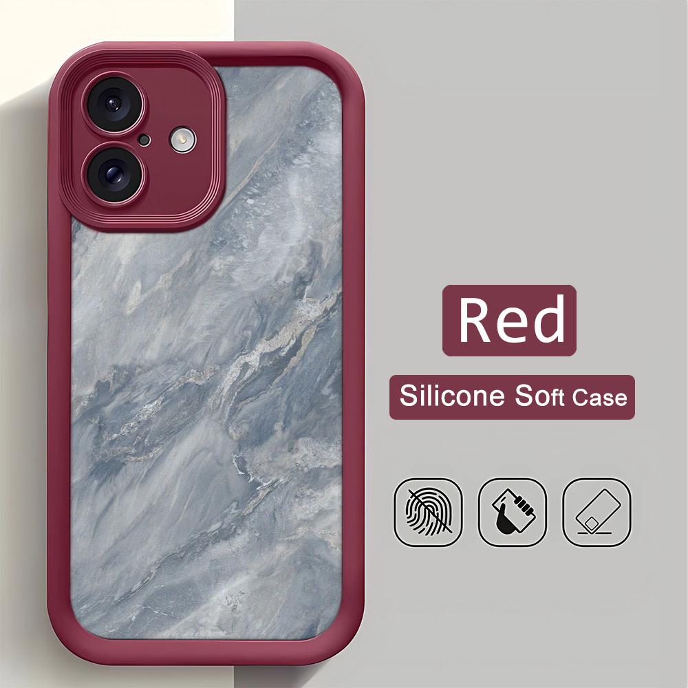 Marble Pattern Phone Case For IPhone 17 Air 16 Pro Max 15 14 13 12 11 Soft Cover For IPhone 16 15 14 Plus Case Cover Funda