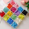 10Pcs/lot Macaron Candy Color Waterdrop Shape 5cm BB Hair Clips Girls Kids Hairpins Barrettes Headwear Accessories For Women