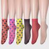 Summer Cute Sweet Girls' Printed Pattern Short Socks - Wide Mouth Women's Collection