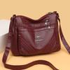 Multi-compartment Simple All-match Middle-aged and Elderly Mother's Large-capacity Casual Shoulder Crossbody Bag