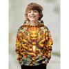 Kinderkleidung Jungen Hoodies Langarm Kreative 3D Drachen Druck Kinder Frühling Herbst Kleidung Casual Outdoor Street Boy Kleidung