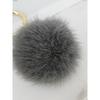 MAIA Mink Fur Keychain & Charm - D Gray