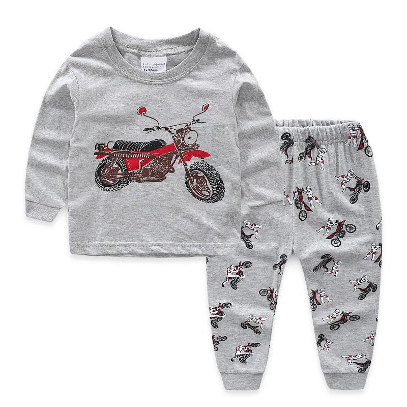 2025 Dinosaur Pattern Kids Homewear Set - Children's Clothing