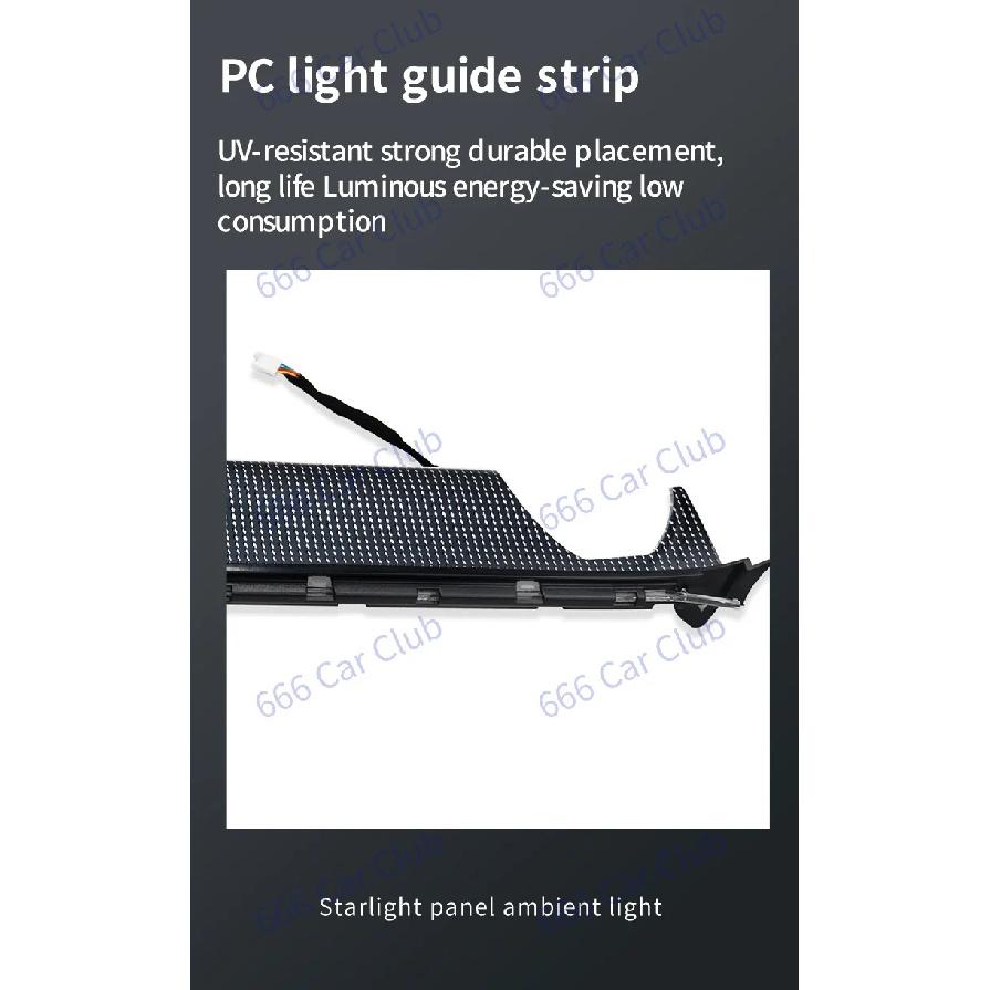 64 Colours Co Pilot Star Light Trim Panel For W177 W118 A Class CLA Car Dashboard Starry Sky Decorative Lamp Ambient Light Refit