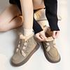 Women's 2025 new winter lamb wool Korean version ins tide Internet celebrity warm velvet snow casual shoes