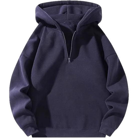 2024 American Casual Zip-Up Hoodie: Loose Sports Sweatshirt for Autumn/Winter Fashion, European & American Streetwear