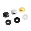 20Pcs Decorative Glass Screws Hat Nails Portable Accessory for Furniture and Glass with Washers Elegant Finish