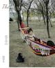 Bohemian Ethnic Princess Tassel Hammock - Anti-Rollover Canvas for Outdoor Use
