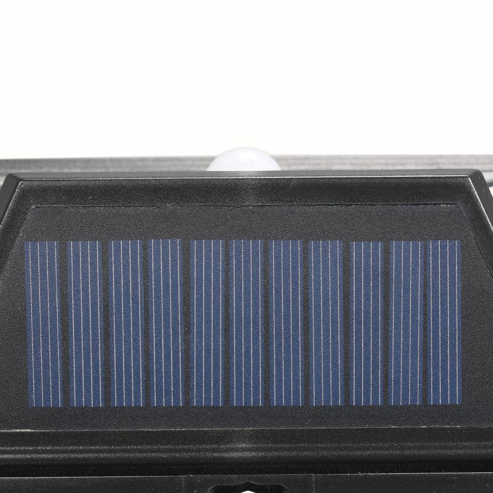 44 LEDs Solenergi PIR Bevegelsessensor Vegglampe Utendørs Hage Hagelampe Vanntett