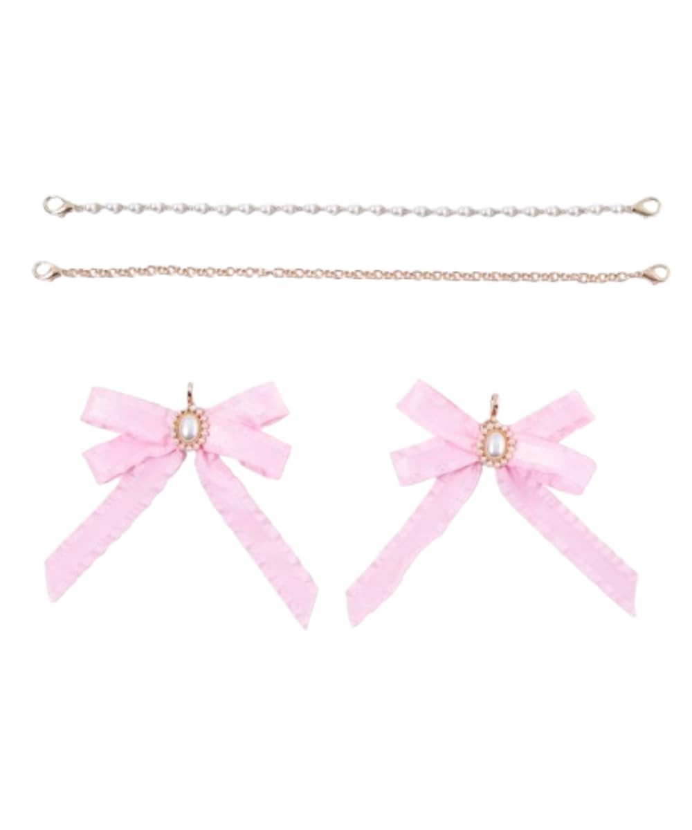 

WEGO Ita Bag DIY Set with Sparkling Pearl Ribbon Perfect for Custom Live and Size Light Pink (Large) Decorations, Oshikatsu, Events, Performances,