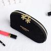 Fashion Black Net Yarn Makeup Bags Woman Transparent Lace Cosmetics Bag Traveling Bag Travel Organize