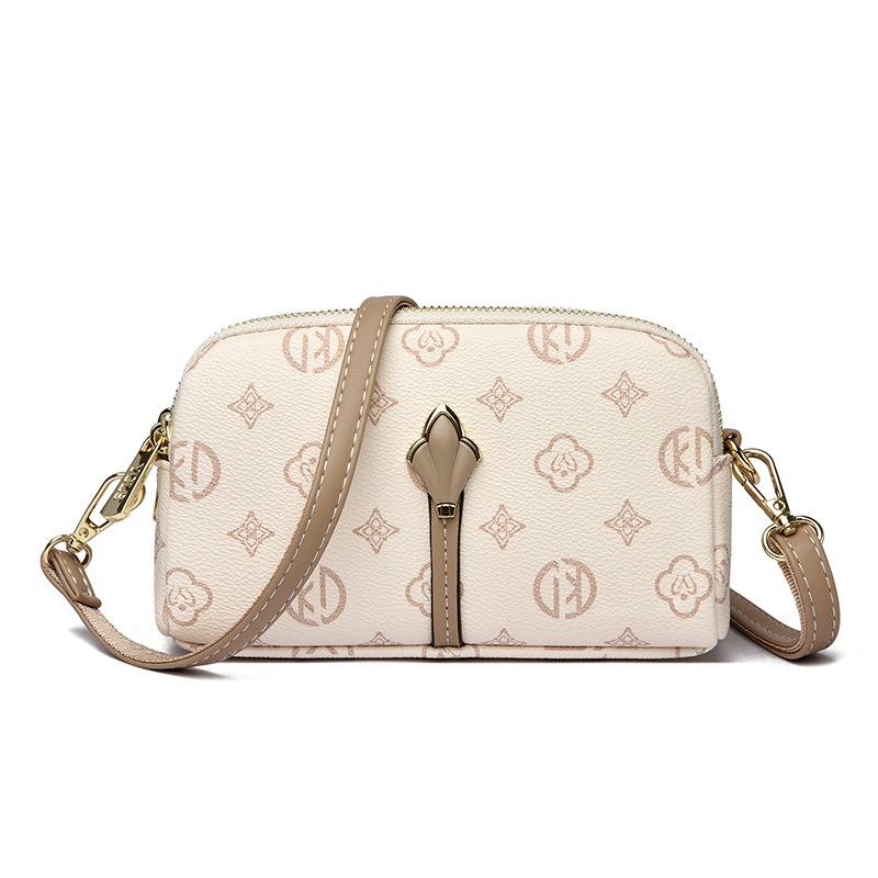 Large-capacity Retro Small Square Bag Simple Single-shoulder Stylish Crossbody Small Square Bag Casually