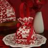 Storage Festive Sugar Bag Cloth Wrist Hand Bag Portable Chinese Wedding Candy Bag  Female/Girls