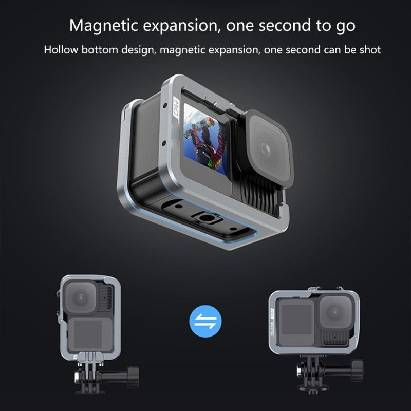 Metal Camera Frame Cage Lightweighted Enhances Protections For 13/9 12 Cameras Case Secure