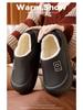 Winter Waterproof Indoor/Outdoor Thick-Soled Slippers with Velvet Lining for Men & Women