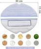 Lot de 8 lingettes microfibre de rechange compatibles Roborock S7/S8/T7 — lavables et réutilisables