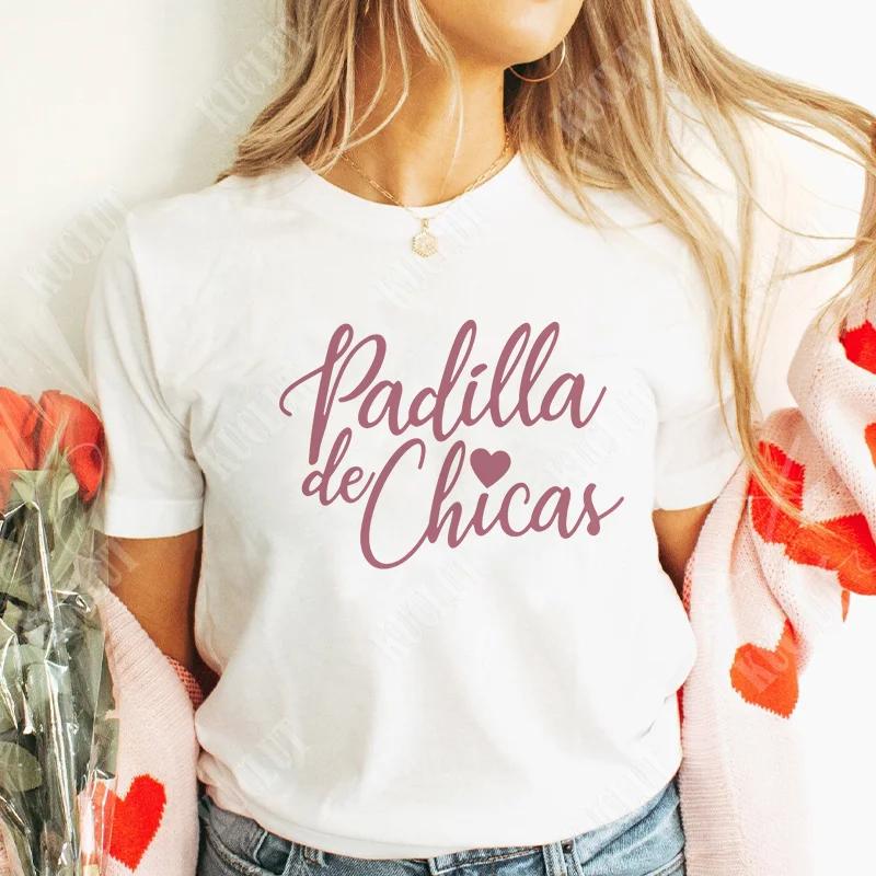 Spanish Team Bride Squad T-shirt Bridesmaid Bachelorette Party Tees for Women Clothing Bridal Shower Wedding Party Short Sleeve