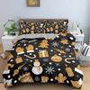 Merry Christmas Bedding Set King Queen Twin Size Duvet Cover Holiday Decorations For Bedroom
