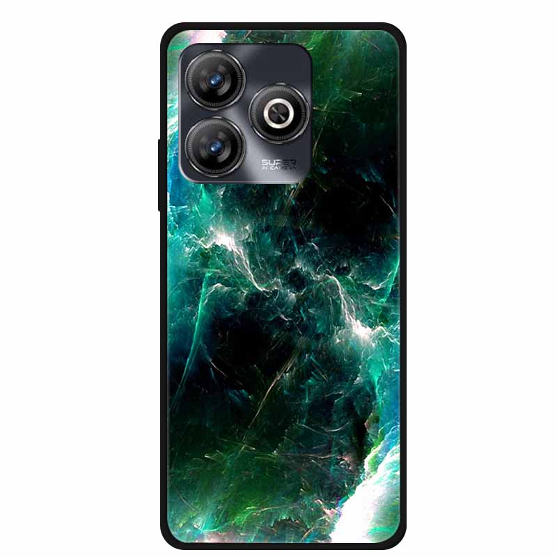 Phone Case For ZTE Blade A75 4G Back Cover Case Shockproof Black Silicone Soft Funda For ZTE Blade A75 4G Case A 75 6.6" Coque