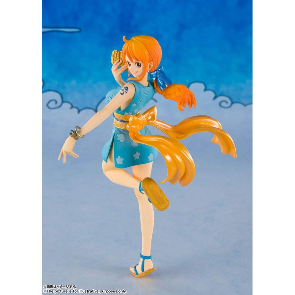 Figuarts ZERO ONE PIECE Nami (Onami) environ. Figurine finie peinte en PVC et ABS de 140 mm