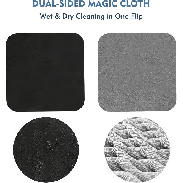 Car Screen Cleaner Cloth - 4"×4" Premium Microfiber Pad for Touchscreen & Dashboard, Anti-Static & Scratch-Free, Interior Cleaning Wipes for LCD