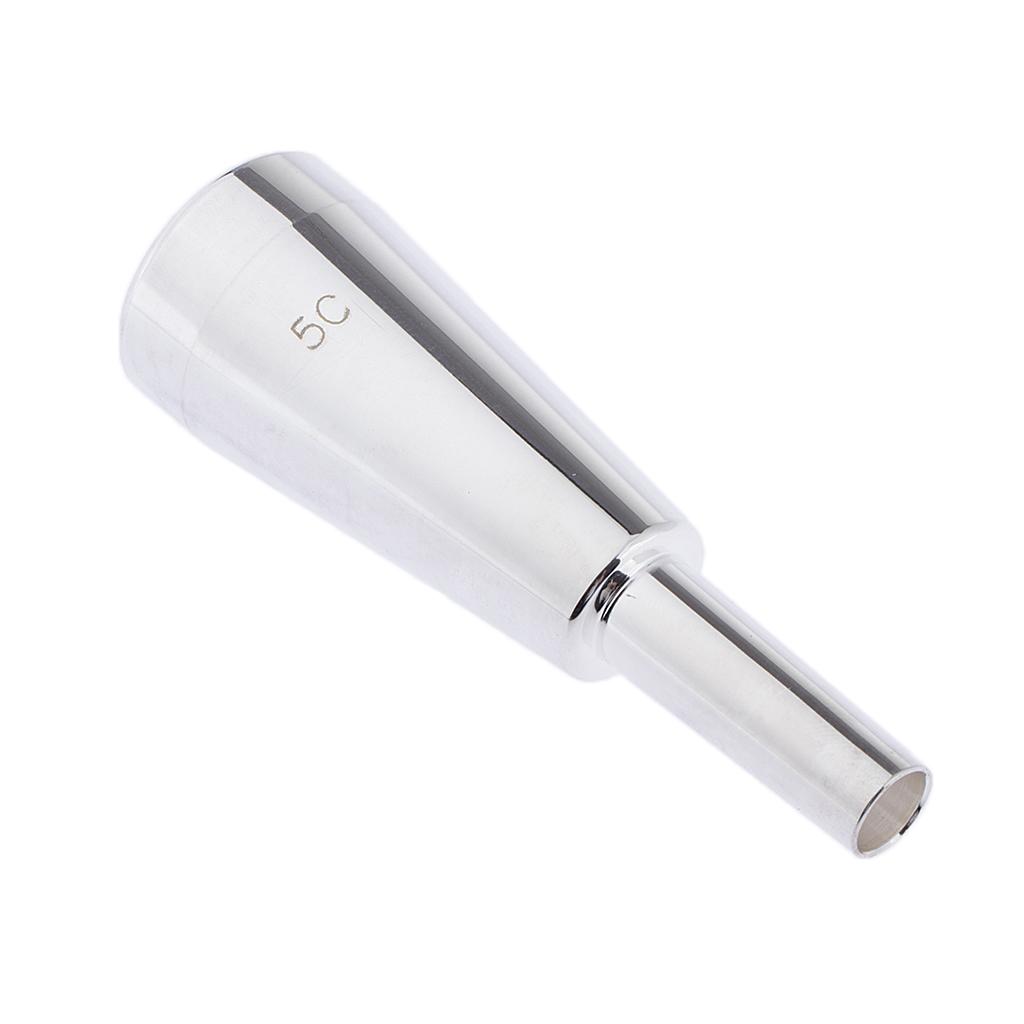 High Quality Trumpet Mouthpiece 5C for Parts Accessories Golden