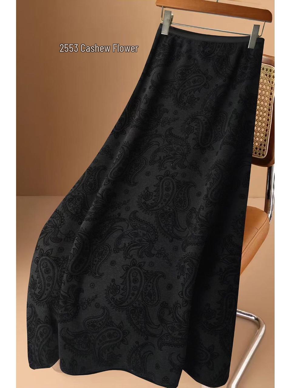 Korean Style Plush Thickened Women s Winter Skirt Dress M