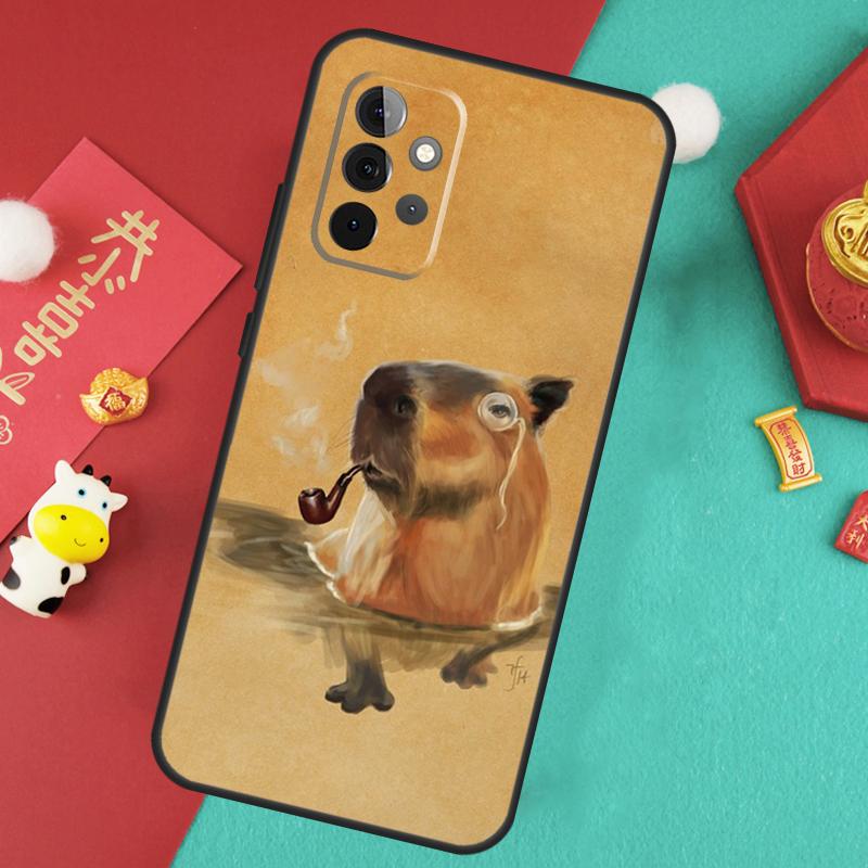 

Animal Capybara Case For Samsung Galaxy A35 A55 A25 A15 A51 A71 A12 A32 A52 A13 A33 A53 A14 A34 A54 Cover Samsung A52S 5G