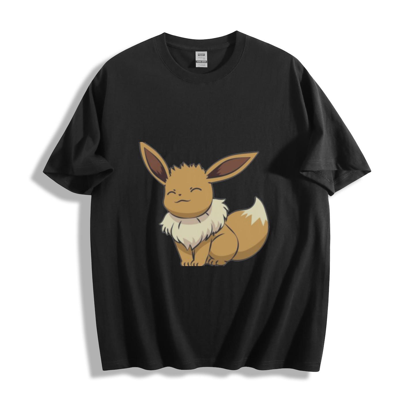 Pokémon Eevee Graphic T-Shirt Mens Womens Tees Top 3XL