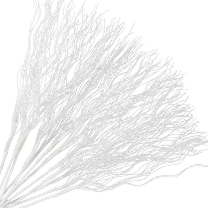 1Pc Glitter Artificial Berries Stems Christmas Decoration Xmas for Home Decor New Year Christmas Tree Wreath Ornaments Accessory