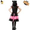 Halloween girls children cute pink pussy princess dress stage show costume carnival osplay