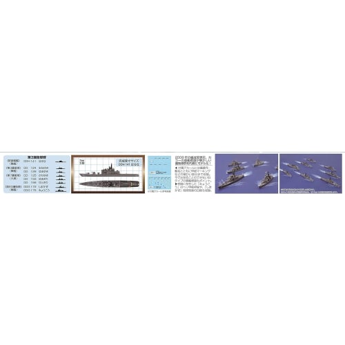 Fujimi Model 1/3000 Collectible Warship Series No. 36 Japan Maritime Self-Defense Force 3rd Escort Flotilla (1998) Plastic Model Warship 36