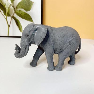 Kreative kleine künstliche Elefantenskulptur, Ornamente, Simulationstier, Elefant, Geschenke für Home Office, Desktop-Dekoration, Harz