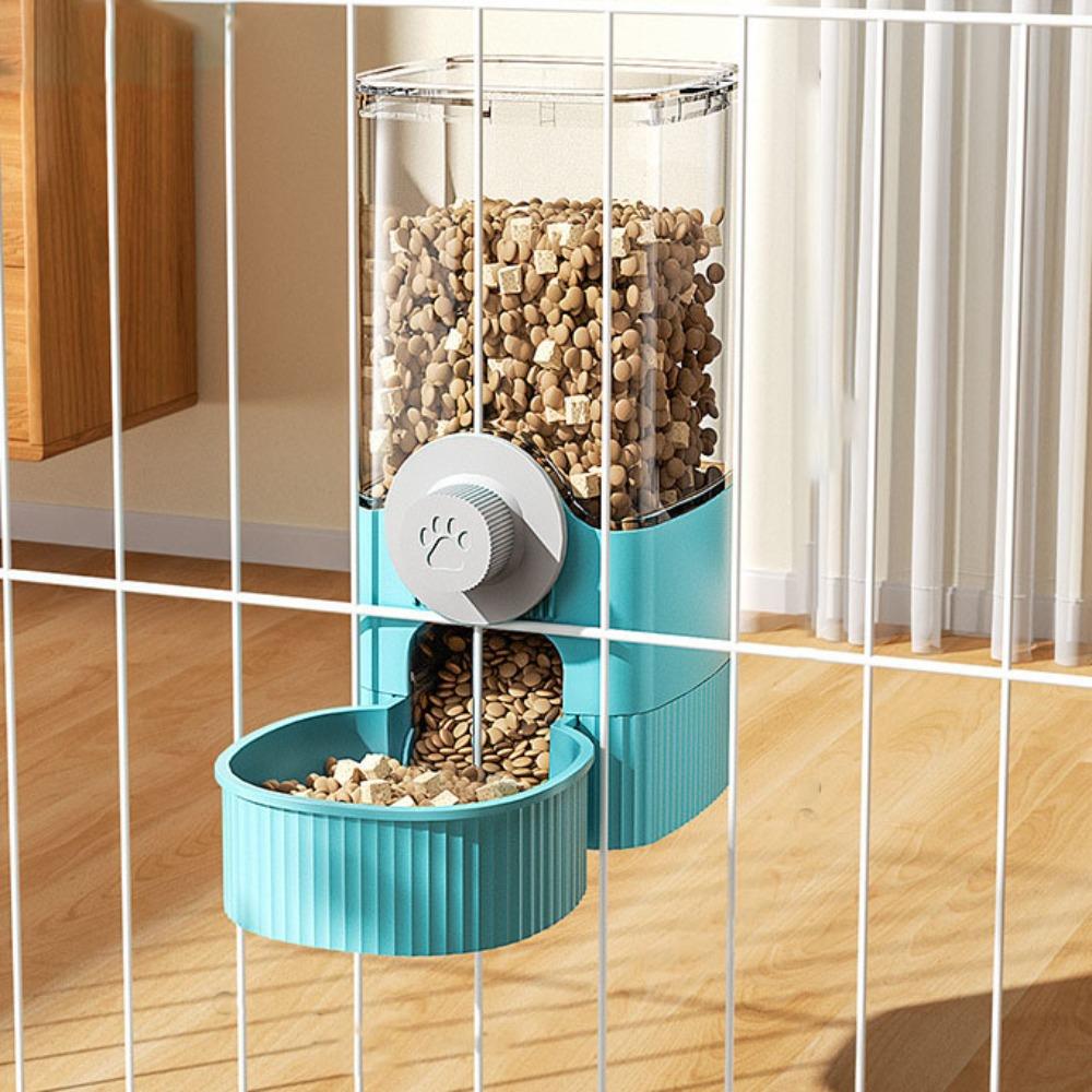 Transparent Cage Feeder Large Capacity Cat Water Bottle  for Pet Cage