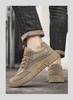Men's Non-slip Wear-resistant Low-top Work Shoes for Construction and Casual Use
