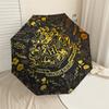 1PC Warner Hogwarts__Floral Automatic Open/Close Umbrella with Windproof, 36-Rib Sturdy Canopy, Durable Ribs1253A