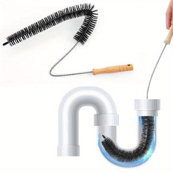 1pc Multi-Purpose Dryer Vent Cleaning Tool Set - Manual Lint Brush, Flexible Crevice Brush, and Washing Machine Brush